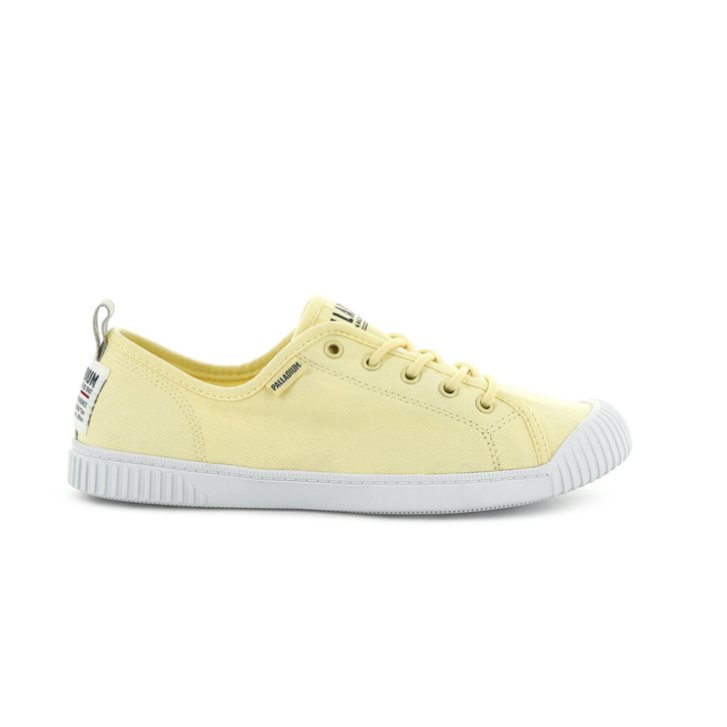 Palladium Easy Kanten Canvas Low Tops Sneakers Dames Geel | NL 87JRXYI